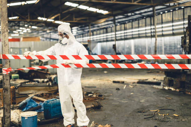 Professional Hoarding Cleanup technician working in Creston, NE
